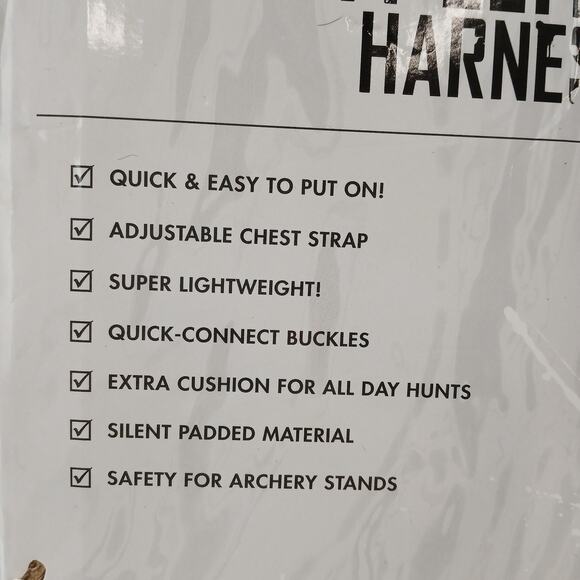 Muddy Magnum Elite Safety Harness One Size Tree Stand Hunting Gear Lightweight - Picture 5 of 15